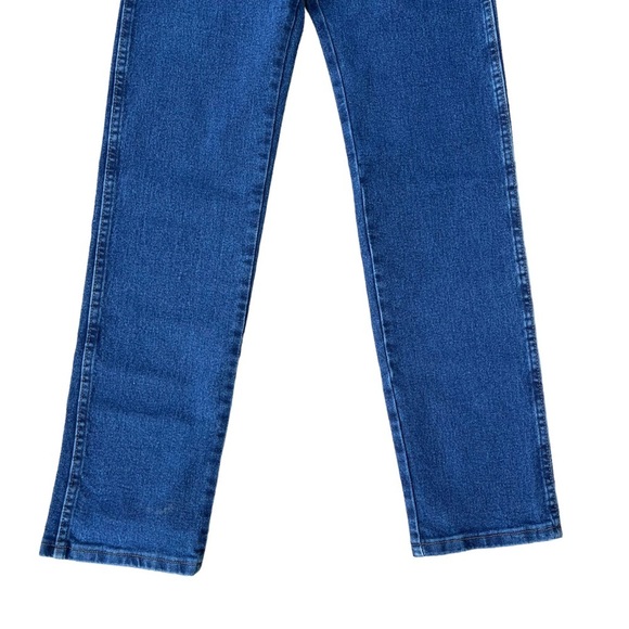 Wrangler Men’s Dark Wash Active Stretch Straight Leg Cowboy Cut Jeans - Picture 3 of 7